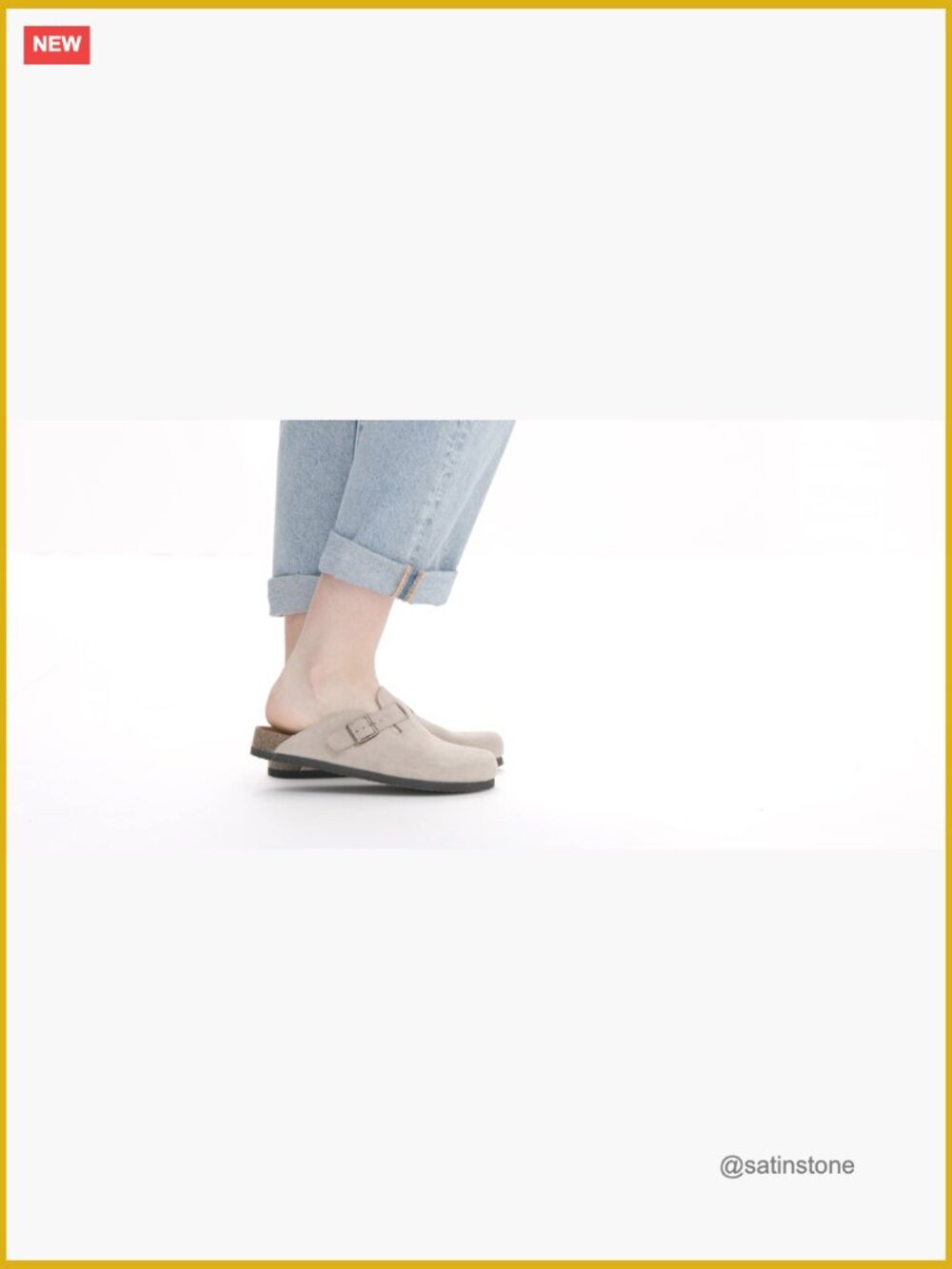 Faux Shearling Lining Contoured Footbed Slip-On Mule Clog - Picture 7 of 7